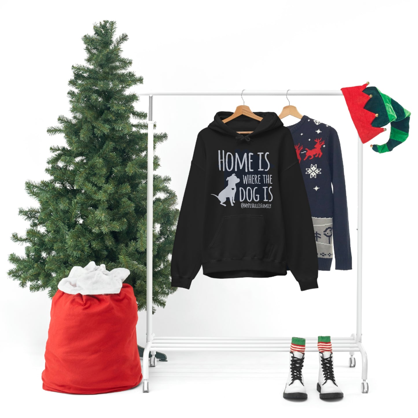 Home is Where the Dog is Unisex Heavy Blend™ Hooded Sweatshirt