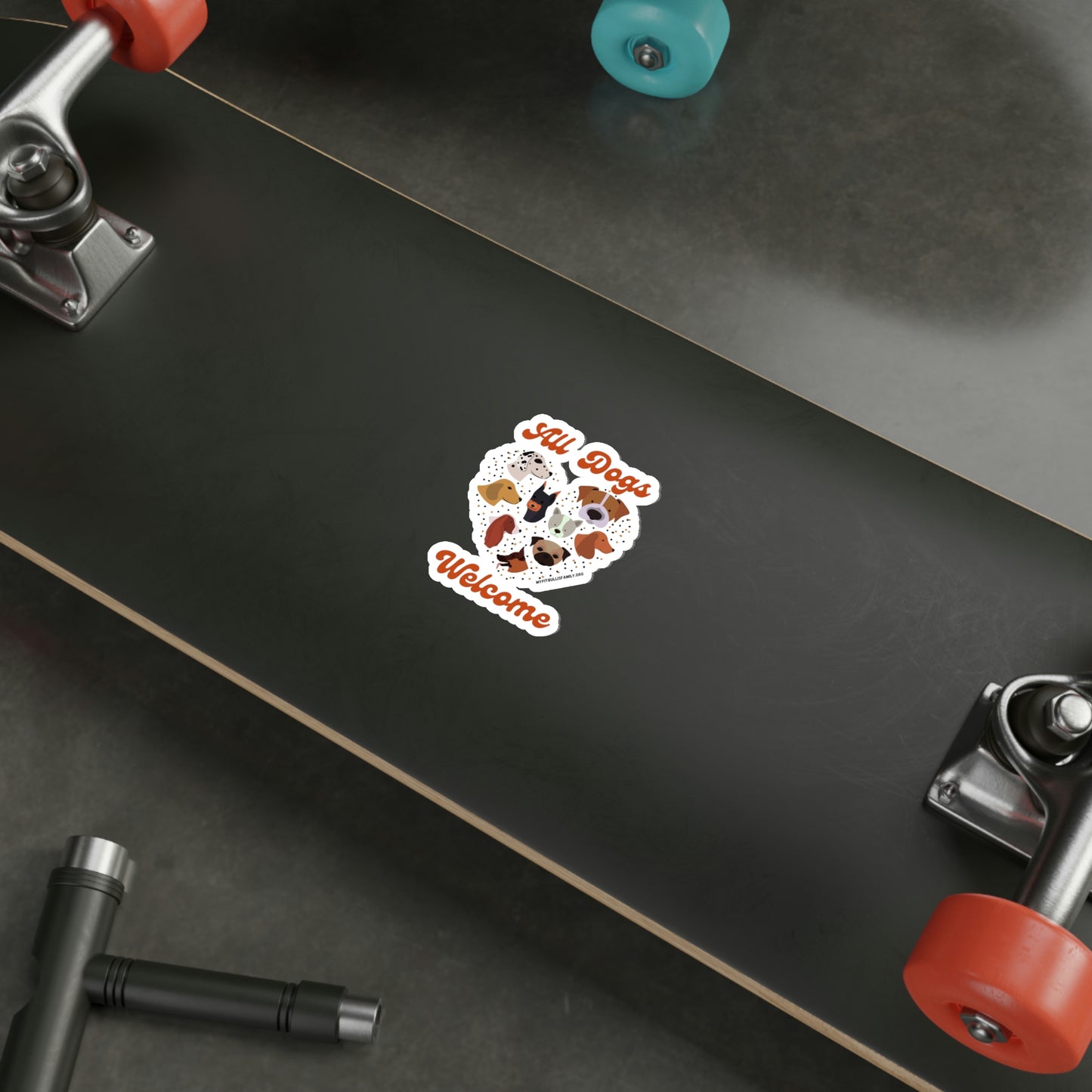 All Dogs Welcome Die-Cut Stickers