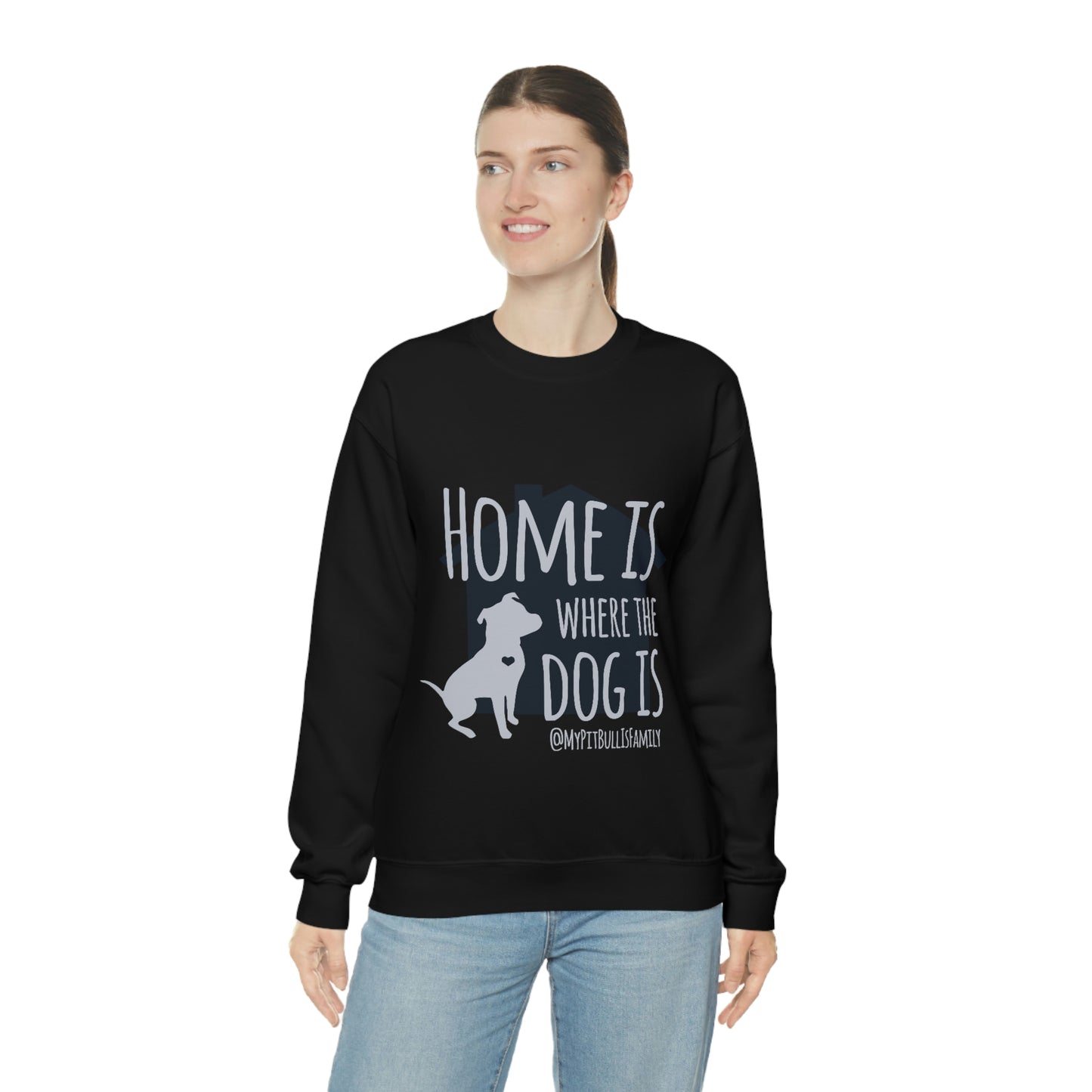 Home is Where the Dog is Unisex Heavy Blend™ Crewneck Sweatshirt