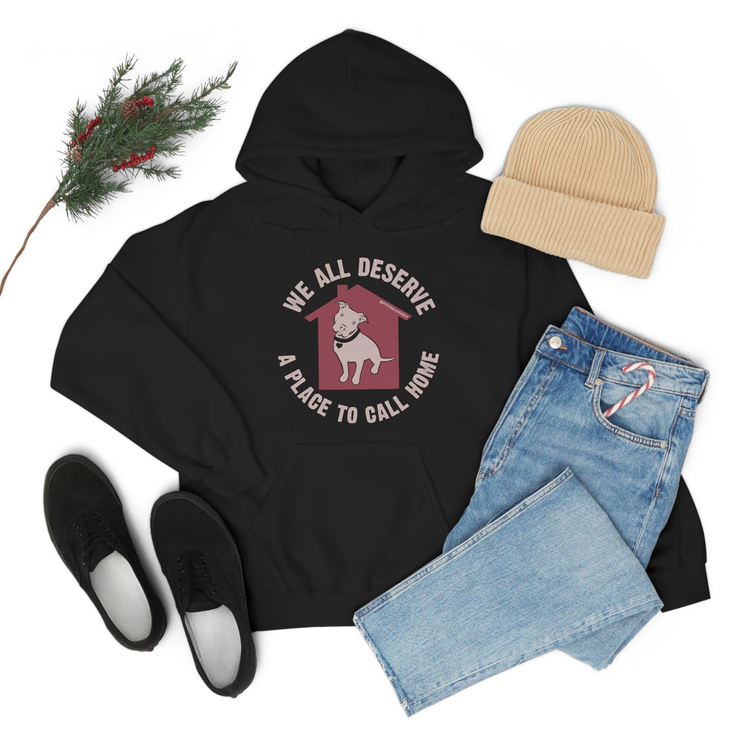 We All Deserve a Place to Call Home Unisex Heavy Blend™ Hooded Sweatshirt