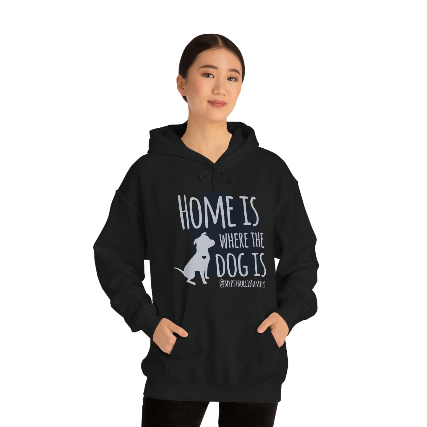Home is Where the Dog is Unisex Heavy Blend™ Hooded Sweatshirt