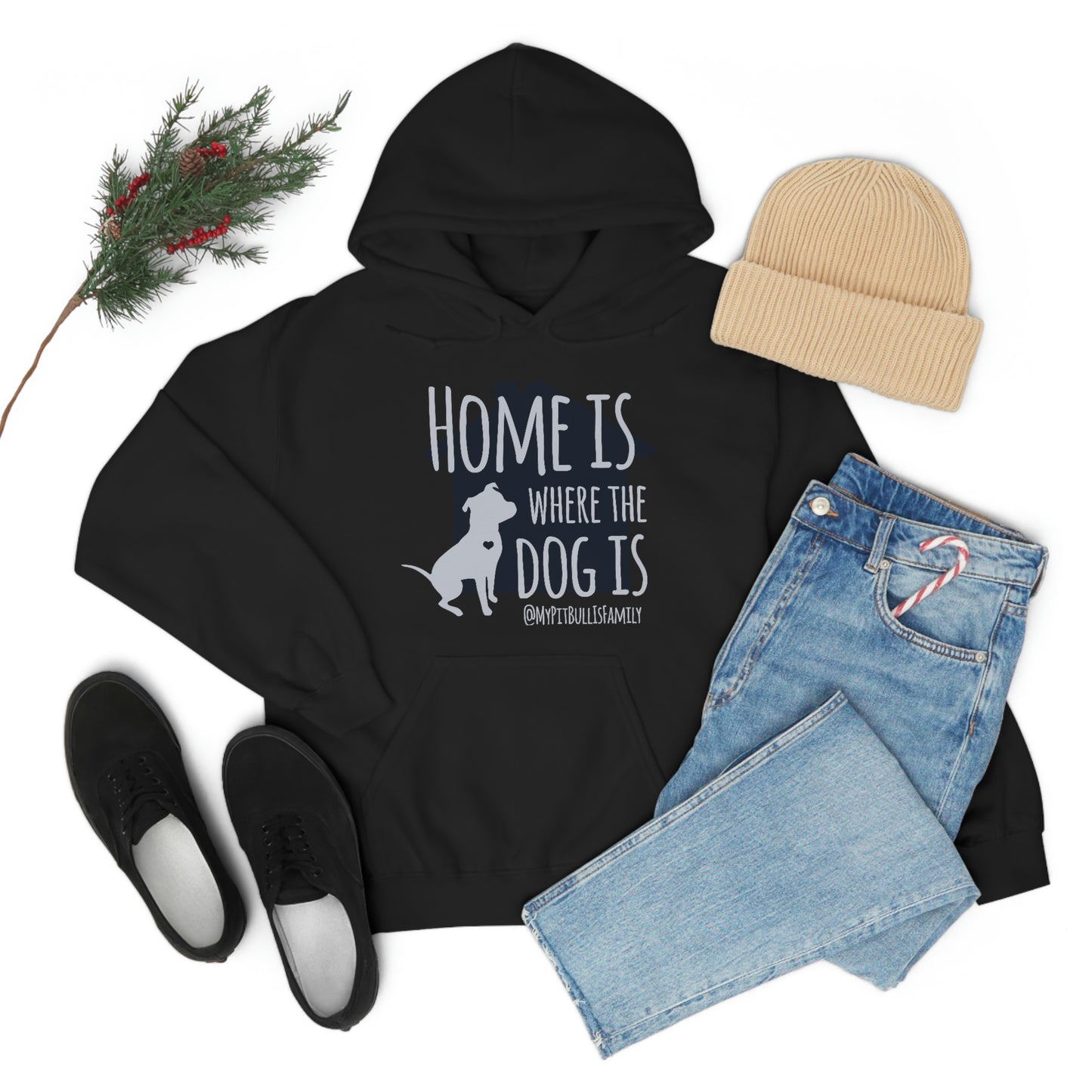 Home is Where the Dog is Unisex Heavy Blend™ Hooded Sweatshirt