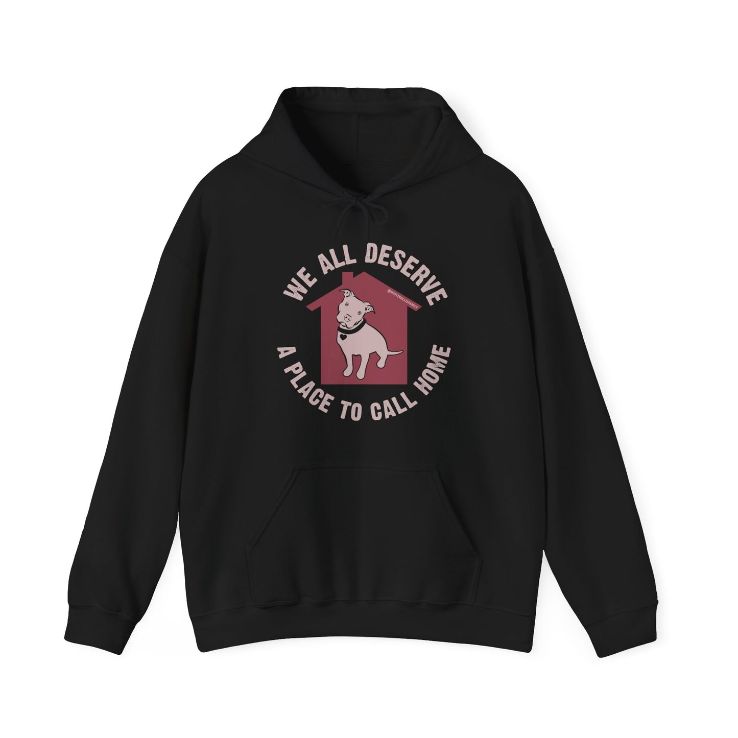 We All Deserve A Place to Call Home Unisex Heavy Blend™ Hooded Sweatshirt