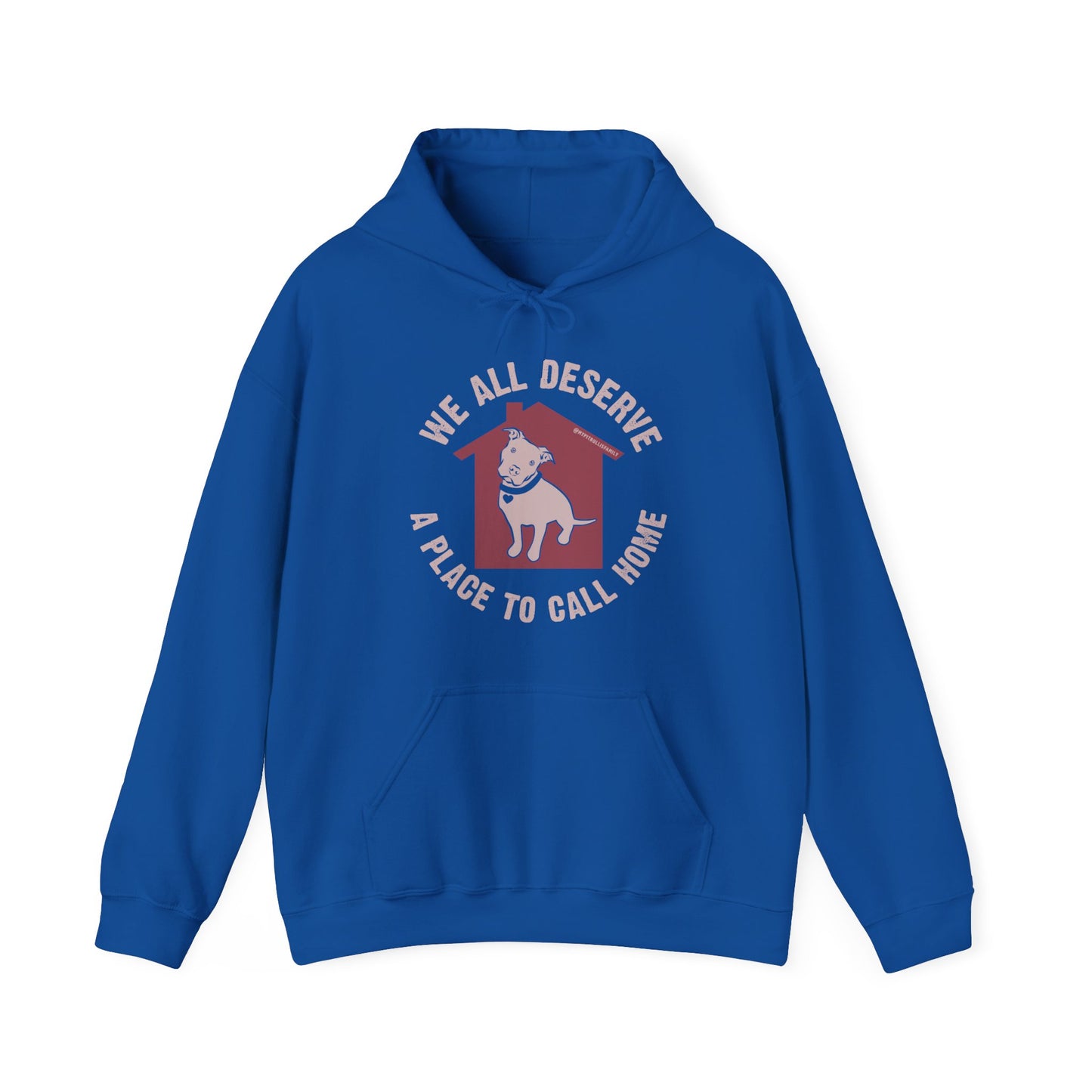 We All Deserve A Place to Call Home Unisex Heavy Blend™ Hooded Sweatshirt