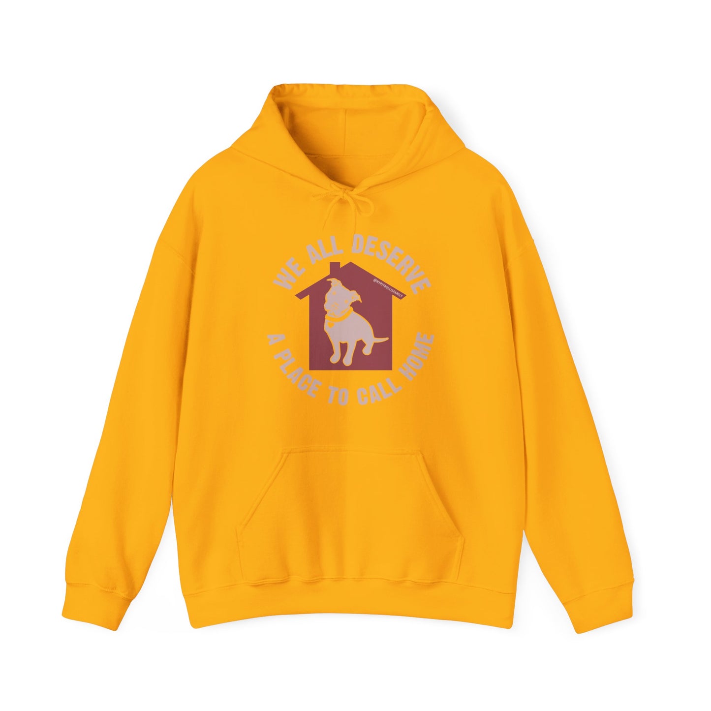 We All Deserve A Place to Call Home Unisex Heavy Blend™ Hooded Sweatshirt