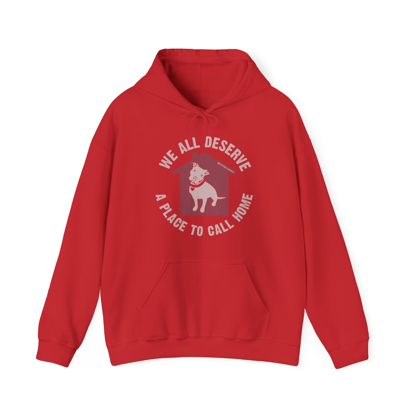 We All Deserve A Place to Call Home Unisex Heavy Blend™ Hooded Sweatshirt