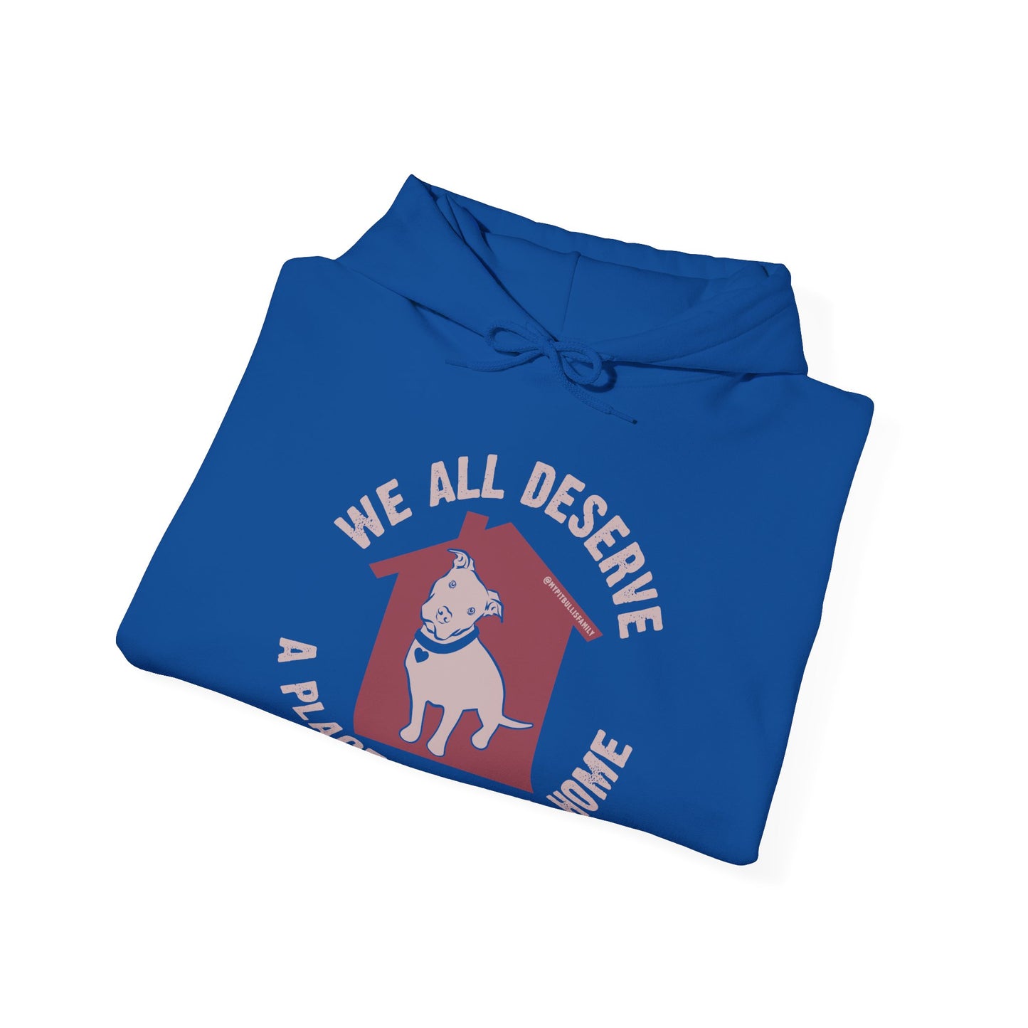 We All Deserve A Place to Call Home Unisex Heavy Blend™ Hooded Sweatshirt