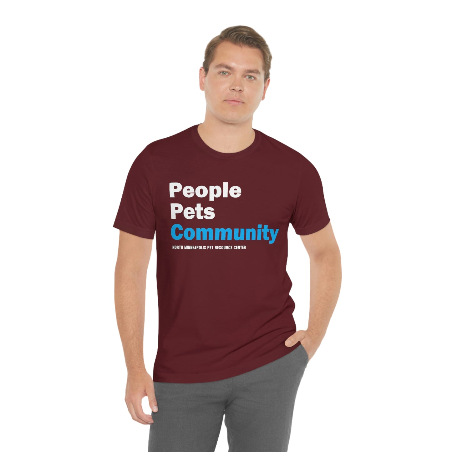People Pets Community Unisex Jersey Short Sleeve Tee