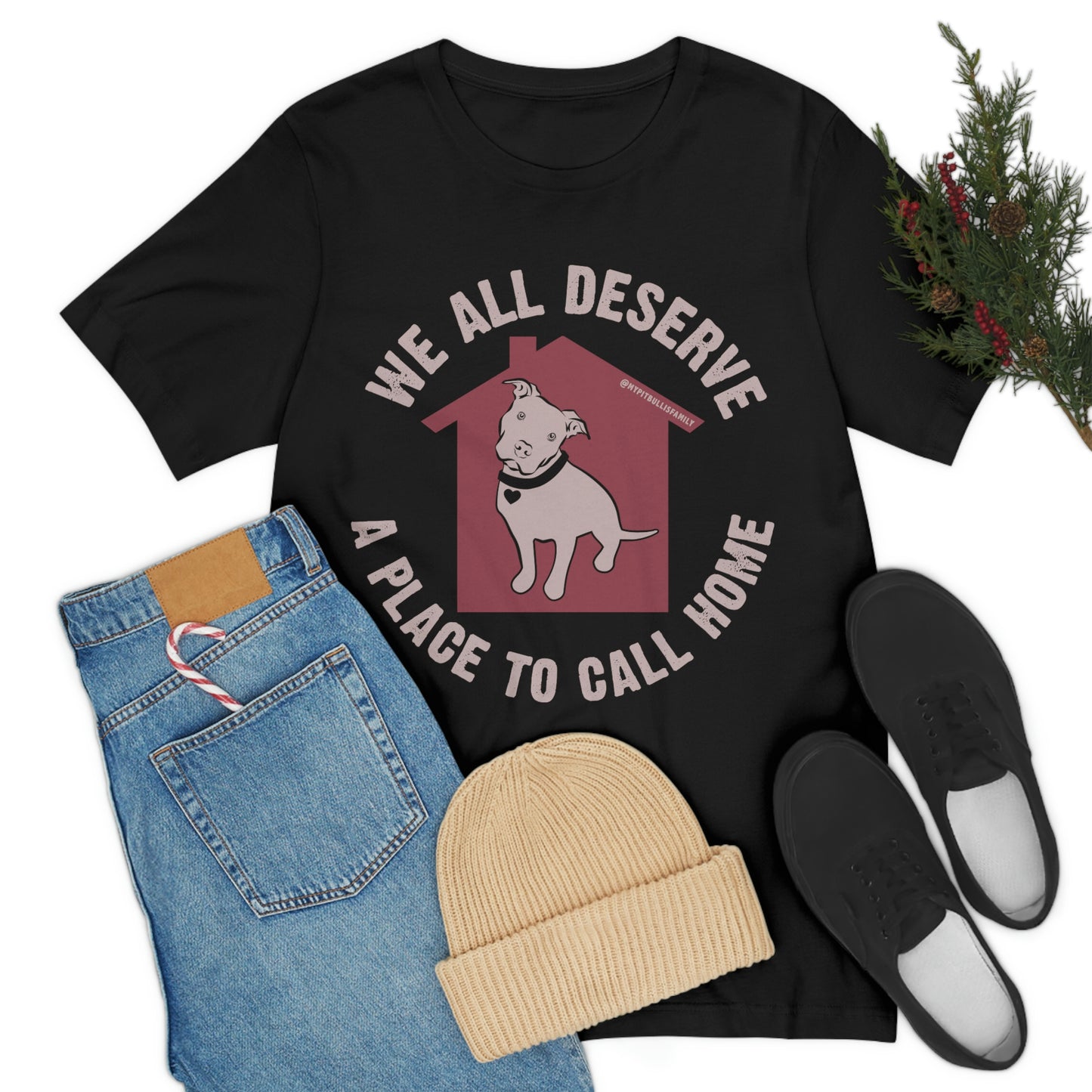 We All Deserve a Place to Call Home Unisex Jersey Short Sleeve Tee