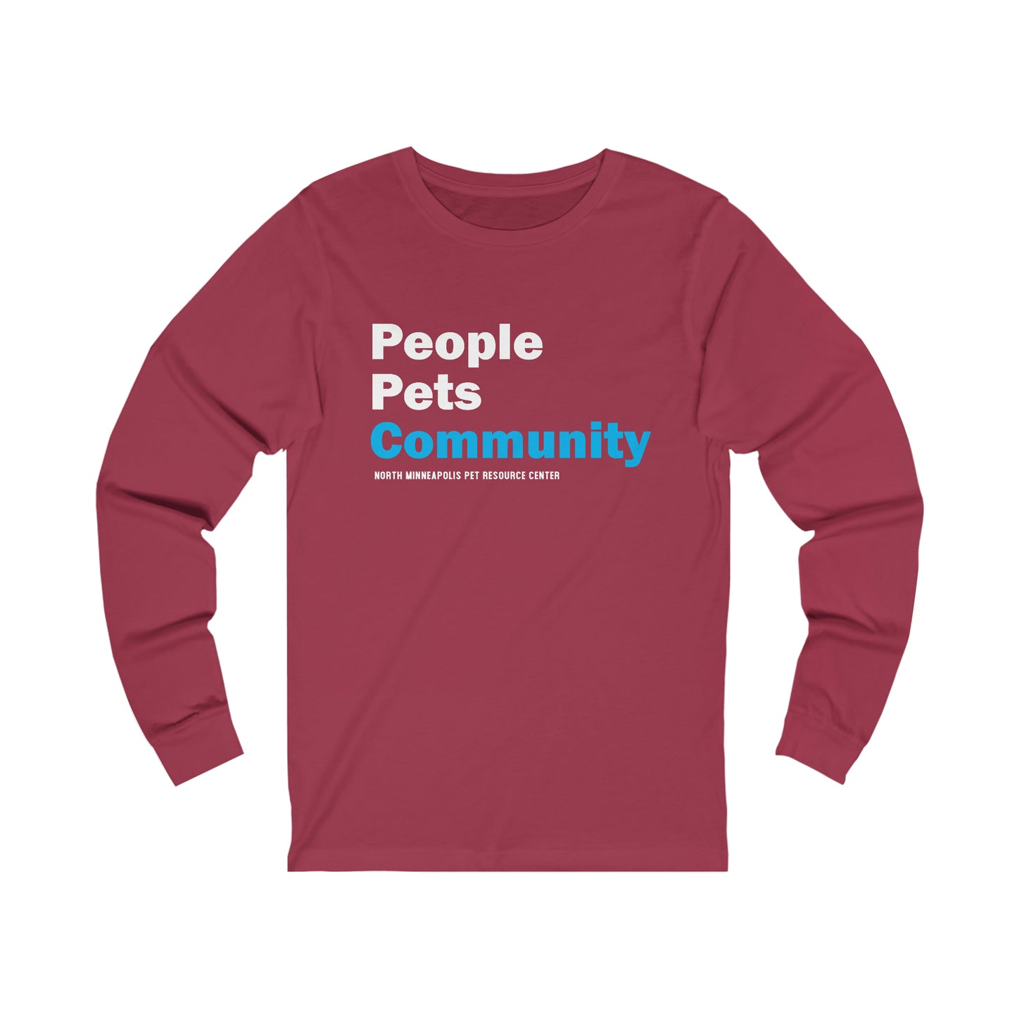 People Pets Community Unisex Jersey Long Sleeve Tee