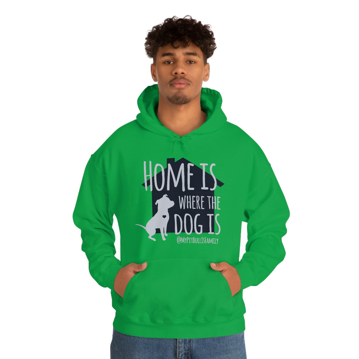 Home is Where the Dog is Unisex Heavy Blend™ Hooded Sweatshirt