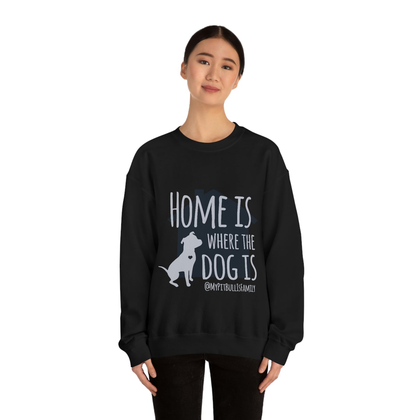 Home is Where the Dog is Unisex Heavy Blend™ Crewneck Sweatshirt