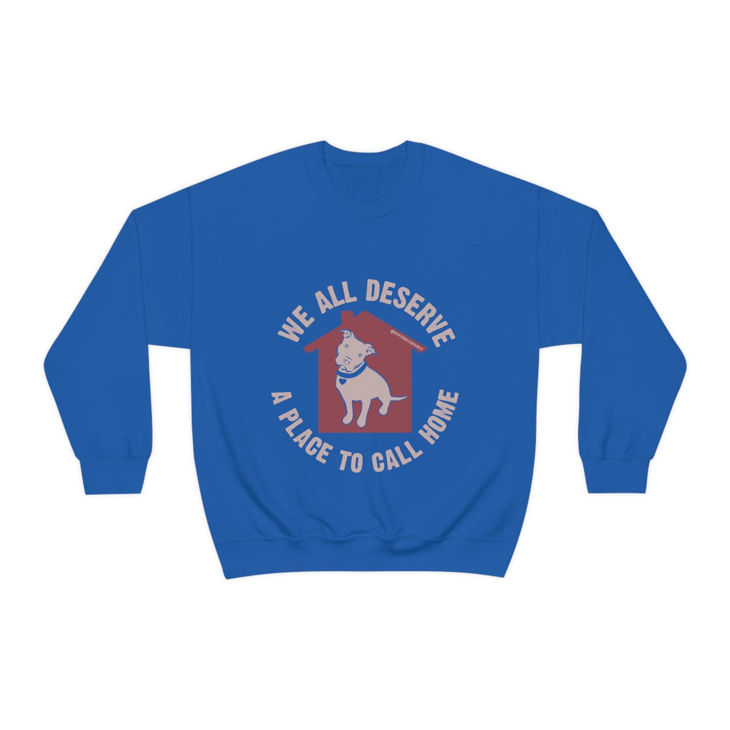 We All Deserve a Place to Call Home Unisex Heavy Blend™ Crewneck Sweatshirt