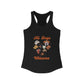 All Dogs Welcome Women's Ideal Racerback Tank
