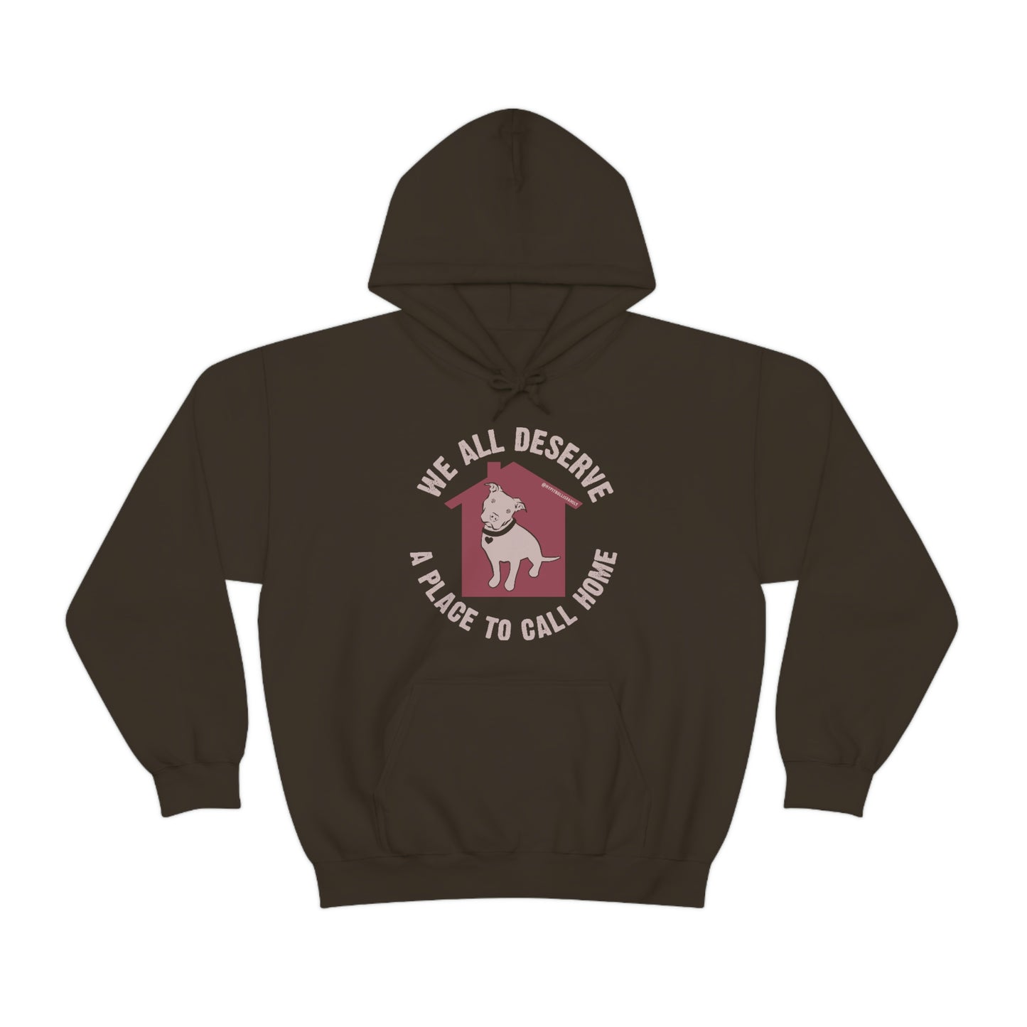 We All Deserve a Place to Call Home Unisex Heavy Blend™ Hooded Sweatshirt