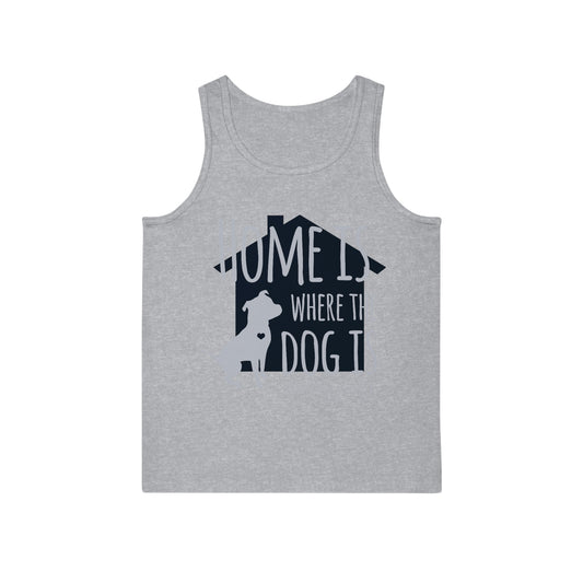 Home is Where the Dog is Unisex Softstyle™ Tank Top