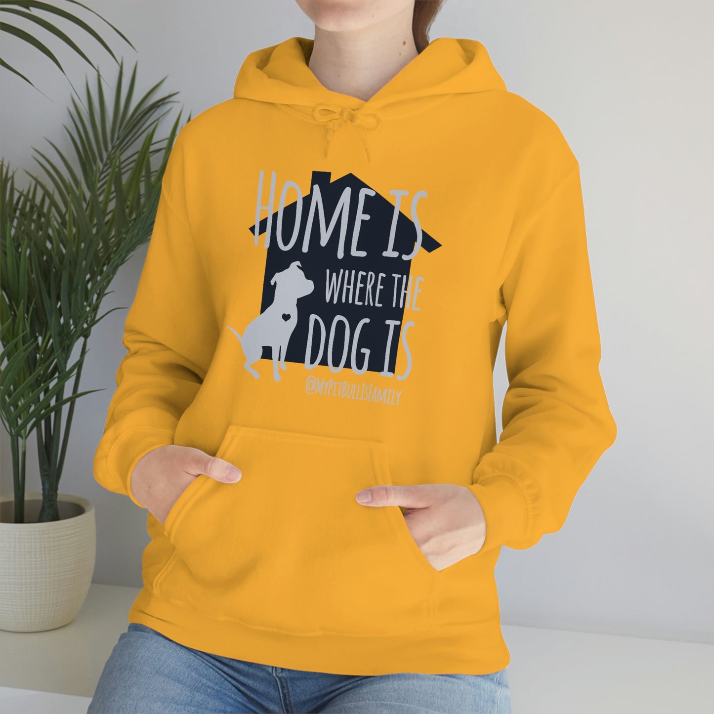 Home is Where the Dog is Unisex Heavy Blend™ Hooded Sweatshirt