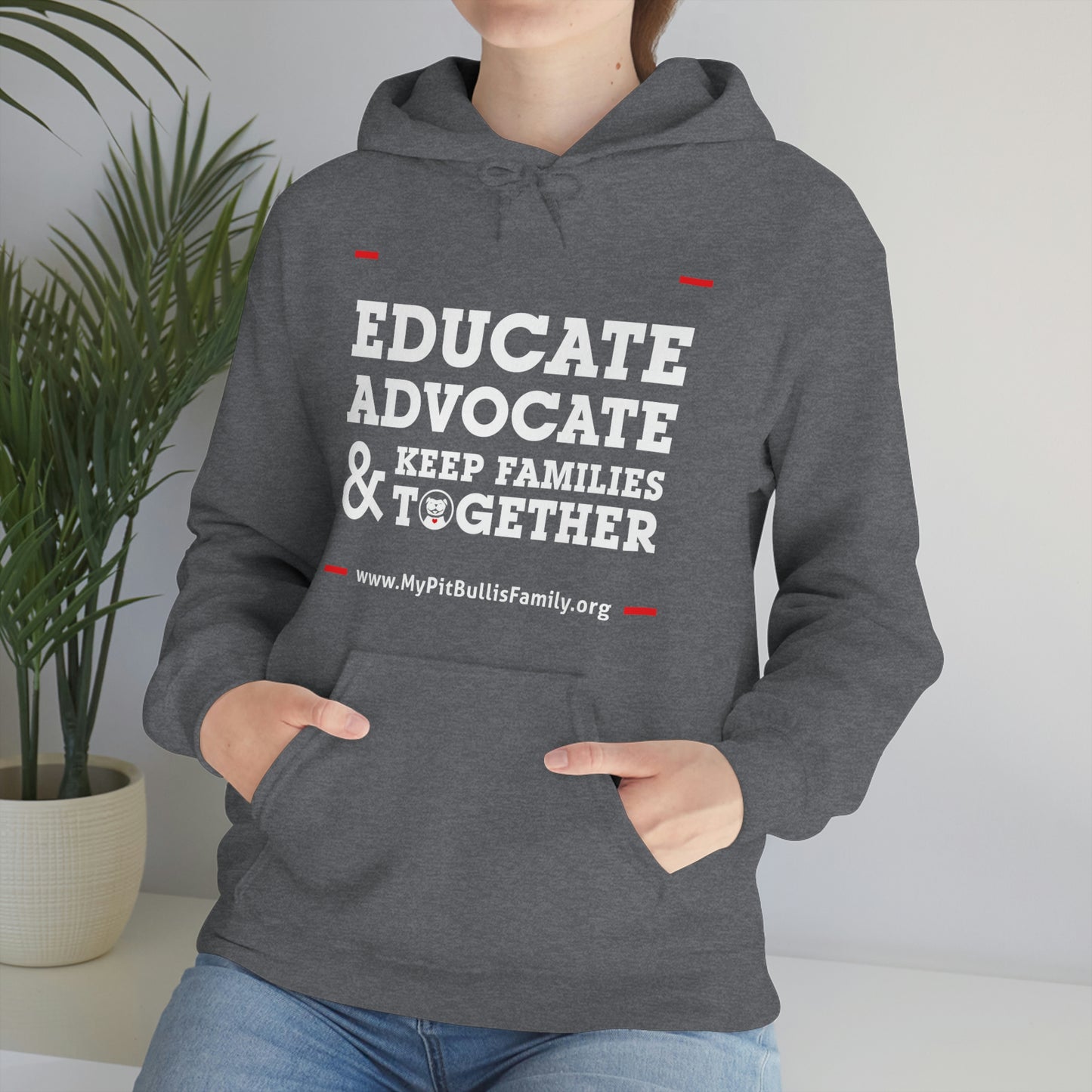 Keep Families Together Unisex Heavy Blend™ Hooded Sweatshirt