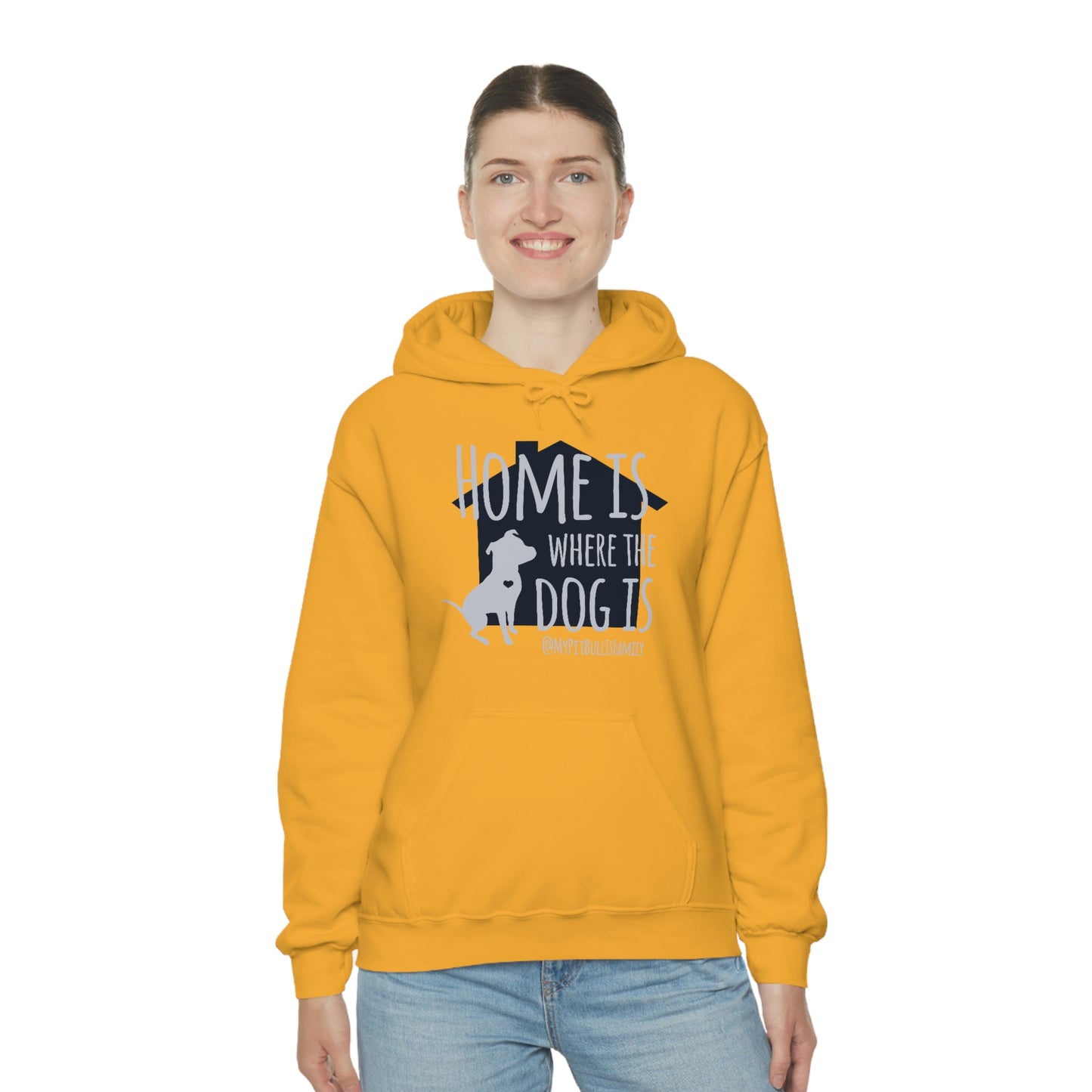 Home is Where the Dog is Unisex Heavy Blend™ Hooded Sweatshirt