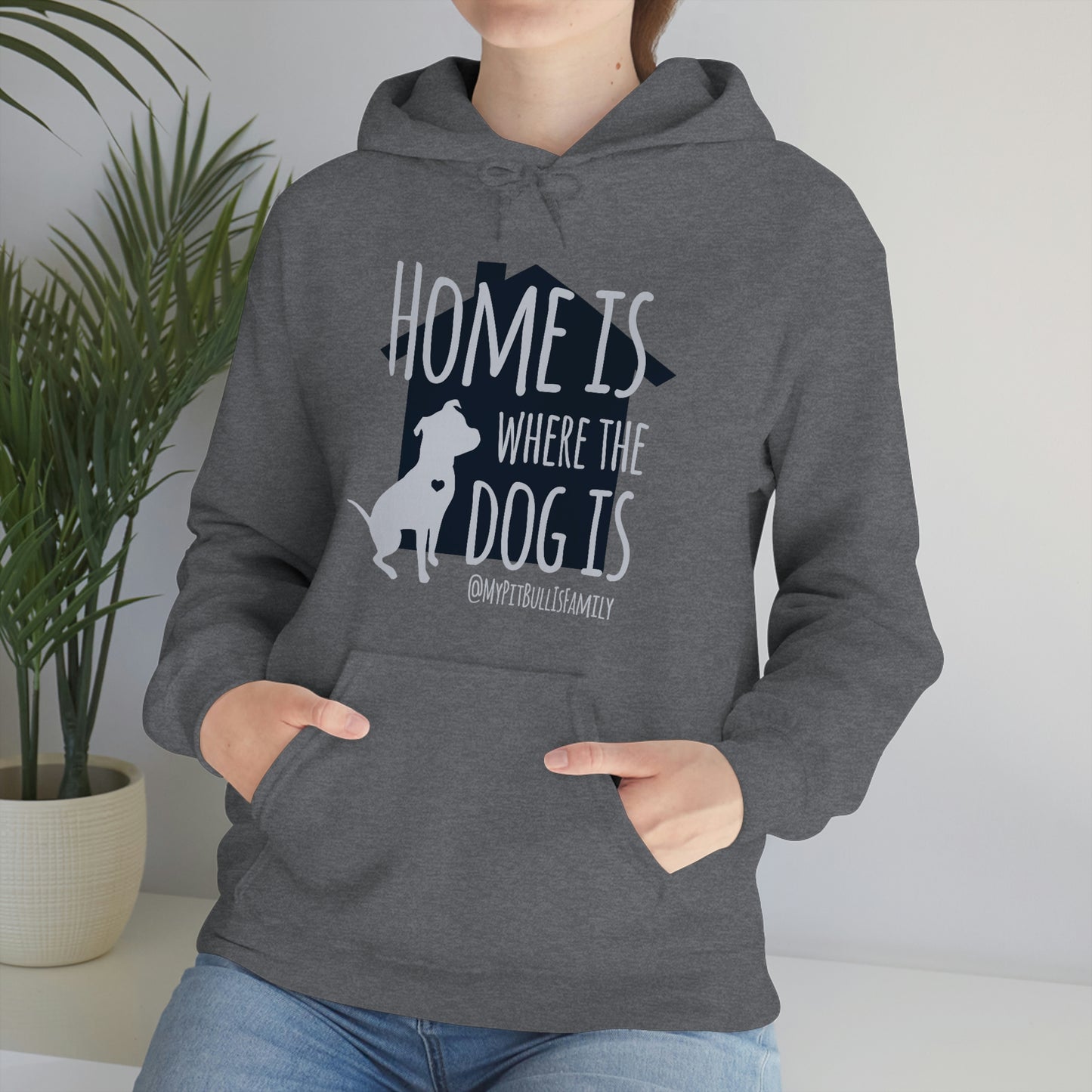 Home is Where the Dog is Unisex Heavy Blend™ Hooded Sweatshirt