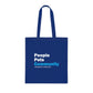 Pets People Community Cotton Tote