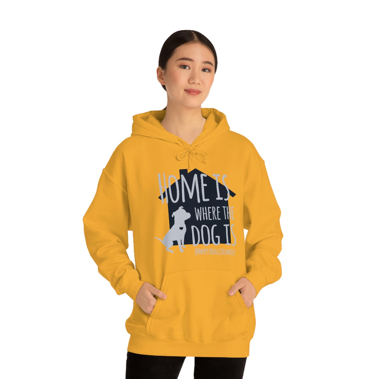 Home is Where the Dog is Unisex Heavy Blend™ Hooded Sweatshirt