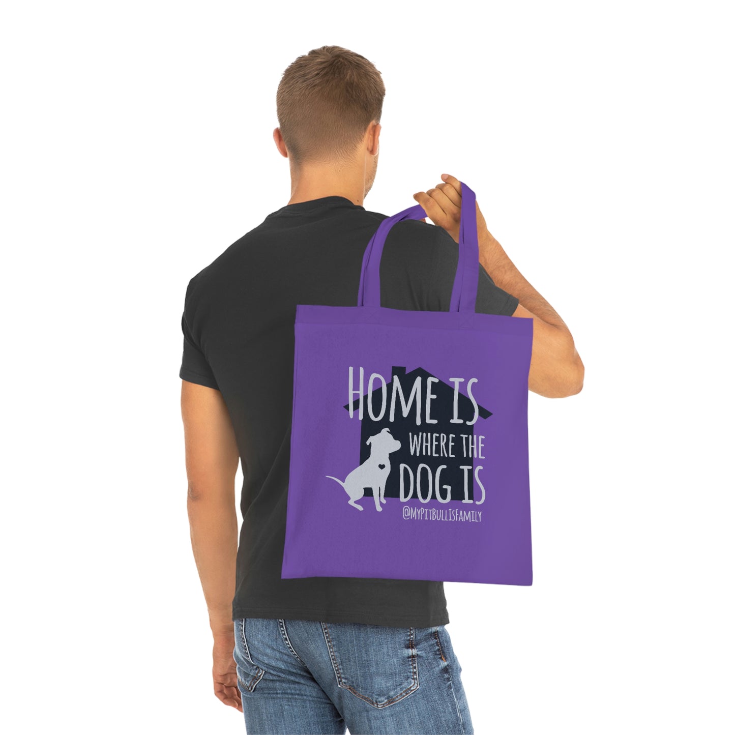 Home is Where The Dog is Cotton Tote