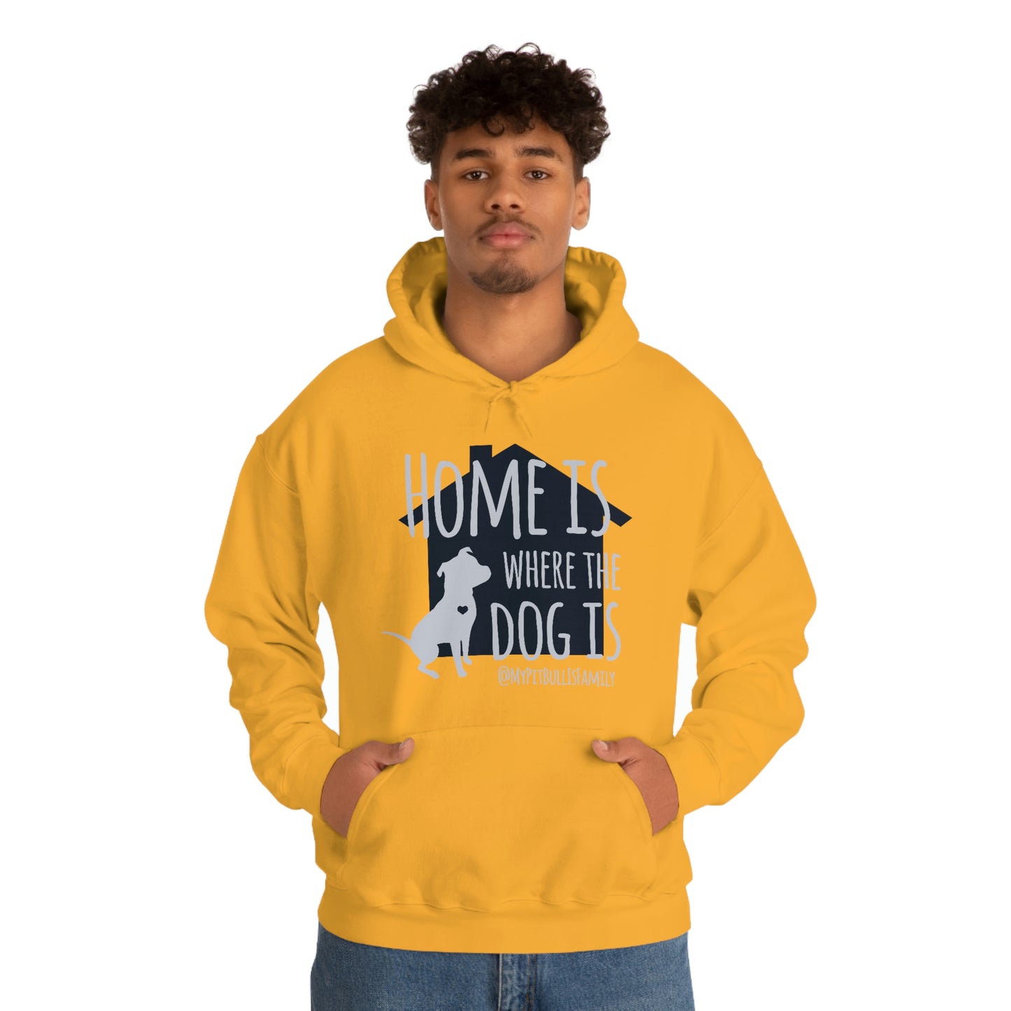 Home is Where the Dog is Unisex Heavy Blend™ Hooded Sweatshirt