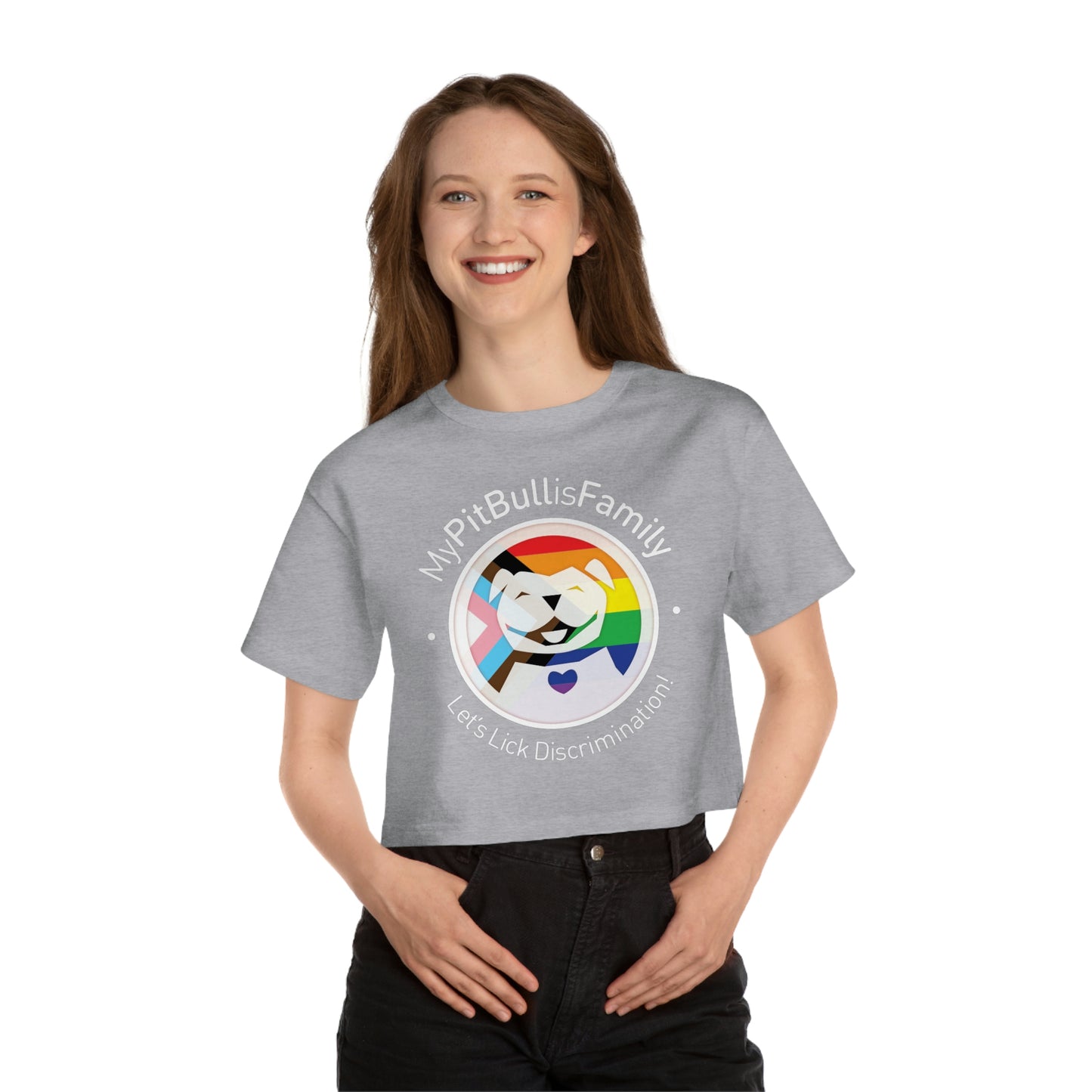 Pride Champion Women's Heritage Cropped T-Shirt